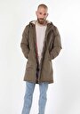 thumb-Afficher les détails de Manteau  Beige Regular Fit  Homme