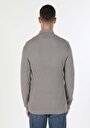 thumb-Afficher les détails de Cardigan Tricot Beige Slim Fit Homme