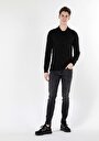 thumb-Afficher les détails de Cardigan Tricot Noir Slim Fit Homme