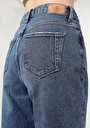 thumb-Afficher les détails de 896  Maria Pantalon Denim Tapered Leg  En  Mom Fit Femme