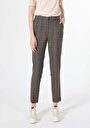 thumb-Afficher les détails de Pantalon Marron Straight Leg  En  Slim Fit Femme