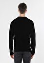 thumb-Afficher les détails de Cardigan Tricot Noir Slim Fit Homme