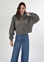 thumb-Afficher les détails de Pull-over Gris Regular Fit  Femme