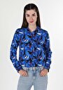 thumb-Afficher les détails de Chemise À Manches Longues Multicolou    Femme