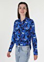 thumb-Afficher les détails de Chemise À Manches Longues Multicolou    Femme