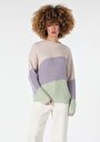 thumb-Afficher les détails de Pull Multicolou Regular Fit   Femme