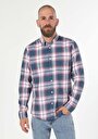 thumb-Afficher les détails de Chemise À Manches Longues Bleu Slim Fit   Homme
