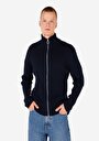 thumb-Afficher les détails de Cardigan Tricot Marine Slim Fit Homme
