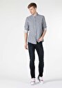 thumb-Afficher les détails de Chemise À Manches Longues Marine Regular Fit   Homme