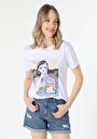 thumb-Afficher les détails de T-shirt À Manches Courtes Blanc Regular Fit  Femme