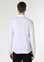 thumb-Afficher les détails de Chemise À Manches Longues Blanc Slim Fit   Homme
