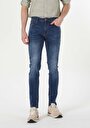 thumb-Afficher les détails de 041 Danny Pantalon Bleu Slim Leg  En  Slim Fit Homme
