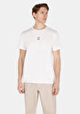 thumb-Afficher les détails de T-shirt À Manches Courtes Blanc Regular Fit Droit Homme