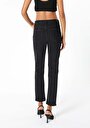 thumb-Afficher les détails de 703 Carla Pantalon Noir   En  Slim Fit Femme