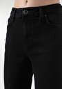 thumb-Afficher les détails de 703 Carla Pantalon Noir   En  Slim Fit Femme
