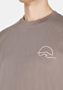 thumb-Afficher les détails de T-shirt À Manches Courtes Marron Comfort Fit Droit Homme