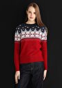 thumb-Afficher les détails de Pull Rouge Regular Fit   Femme