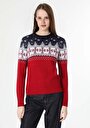 thumb-Afficher les détails de Pull Rouge Regular Fit   Femme