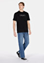 thumb-Afficher les détails de T-shirt À Manches Courtes Noir Comfort Fit Droit Homme