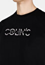 thumb-Afficher les détails de T-shirt À Manches Courtes Noir Comfort Fit Droit Homme