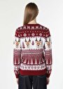 thumb-Afficher les détails de Pull Bordeaux Regular Fit   Femme