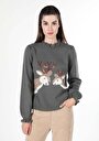 thumb-Afficher les détails de Pull Anthracite Regular Fit   Femme