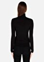 thumb-Afficher les détails de Pull Noir Slim Fit Manches Longues  Femme