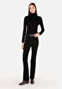 thumb-Afficher les détails de Pull Noir Slim Fit Manches Longues  Femme
