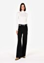 thumb-Afficher les détails de Pull Blanc Slim Fit Manches Longues  Femme