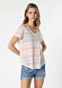 thumb-Afficher les détails de T-shirt À Manches Courtes Multicolou Regular Fit  Femme