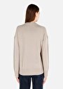 thumb-Afficher les détails de Pull Vert Regular Fit Manches Longues  Femme