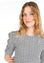 thumb-Afficher les détails de T-shirt À Manches Courtes Blanc Slim Fit  Femme