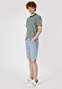 thumb-Afficher les détails de Short Bleu Regular Fit Homme