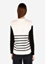 thumb-Afficher les détails de Pull Ecru Regular Fit Sans Manches  Femme