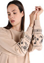 thumb-Afficher les détails de Pull-over Beige Regular Fit  Femme