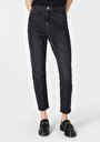thumb-Afficher les détails de 896  Maria Pantalon Bleu   En  Mom Fit Femme