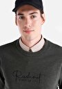 thumb-Afficher les détails de Pull-over Vert Regular Fit  Homme