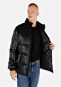 thumb-Afficher les détails de Veste Pu Noir    Homme