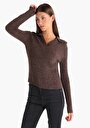 thumb-Afficher les détails de Pull Marron    Femme
