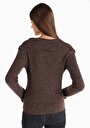 thumb-Afficher les détails de Pull Marron    Femme
