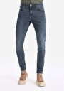 thumb-Afficher les détails de 041 Danny Pantalon Bleu Foncé Slim Leg Low Rise En  Slim Fit Homme