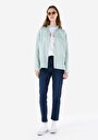 thumb-Afficher les détails de 896  Maria Pantalon Denim Tapered Leg Medium Rise En  Mom Fit Femme
