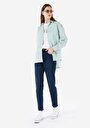thumb-Afficher les détails de 896  Maria Pantalon Denim Tapered Leg Medium Rise En  Mom Fit Femme
