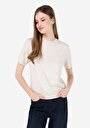 thumb-Afficher les détails de Tricot Ecru Regular Fit  Femme