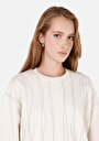thumb-Afficher les détails de Pull-over Ecru Regular Fit  Femme