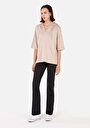thumb-Afficher les détails de Noir  High Rise En  Slim Fit Femme