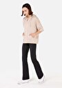 thumb-Afficher les détails de Noir  High Rise En  Slim Fit Femme