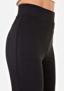 thumb-Afficher les détails de Noir  High Rise En  Slim Fit Femme