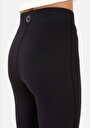 thumb-Afficher les détails de Noir  High Rise En  Slim Fit Femme