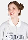 thumb-Afficher les détails de Pull-over Gris Regular Fit  Femme